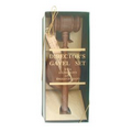 Genuine Walnut Directors Gavel Set